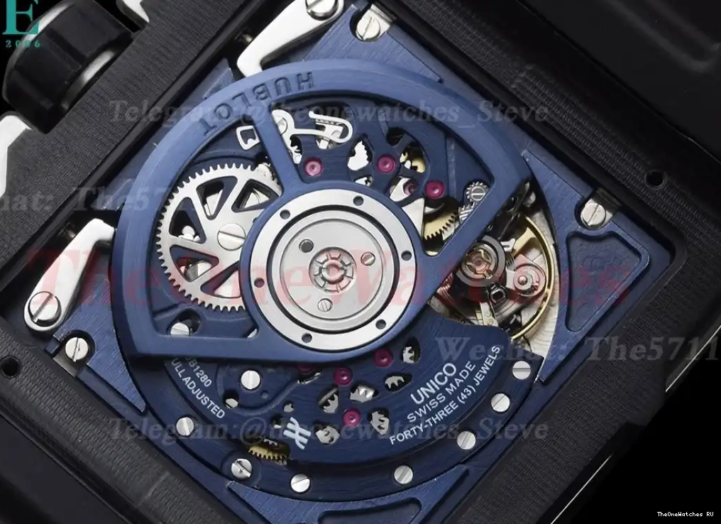 Blue Square RU HUB1280A Skeleton SS Unico Dial BBF Cer 42mm Bang 0330